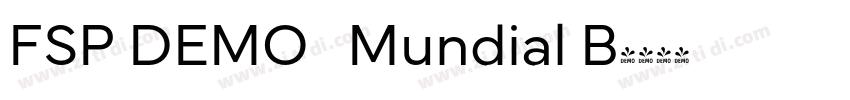 FSP DEMO   Mundial B字体转换